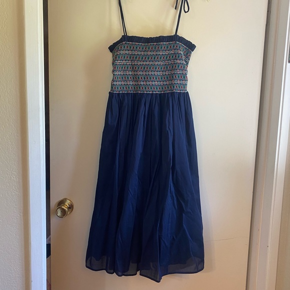 NWOT Tory Burch Convertible Smocked Sundress - Picture 2 of 6